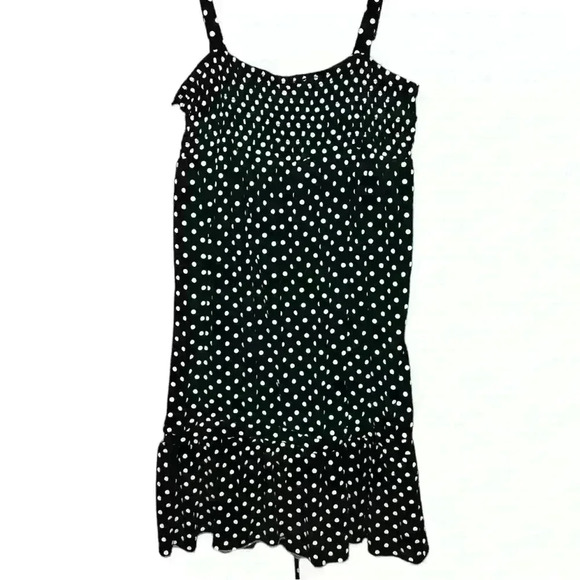 POLKADOT COQUETTE SLIP DRESS - Picture 4 of 4